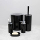 Дозатор жидкого мыла FIXSEN ROUND BLACK FX-454-1, черный