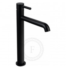 Смеситель для раковины высокий FILARETE Roun FL6020BL, черный