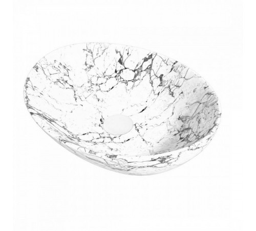 Раковина чаша Maretti EN13NS87-740MR, белый мрамор