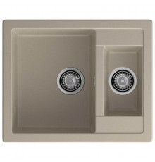 Кухонная мойка GranFest QUADRO 610K, топаз