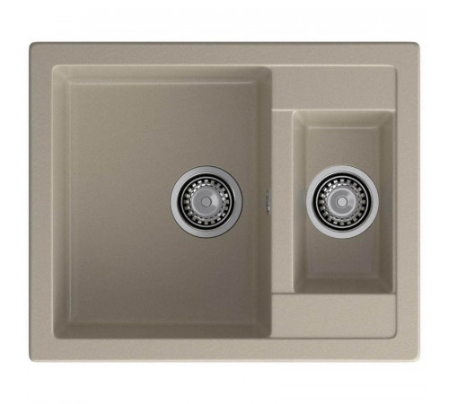 Кухонная мойка GranFest QUADRO 610K, топаз