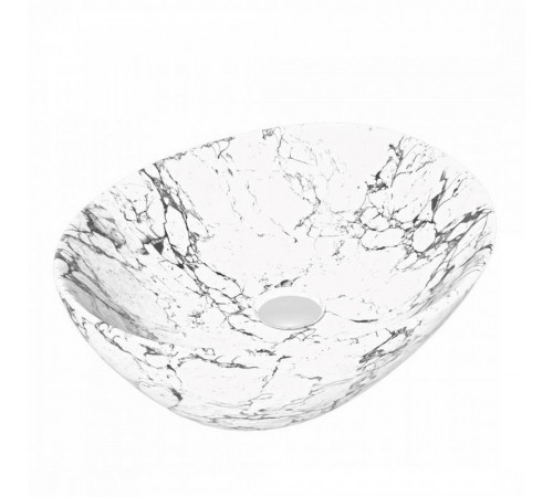 Раковина чаша Maretti EN13NS87-740MR, белый мрамор