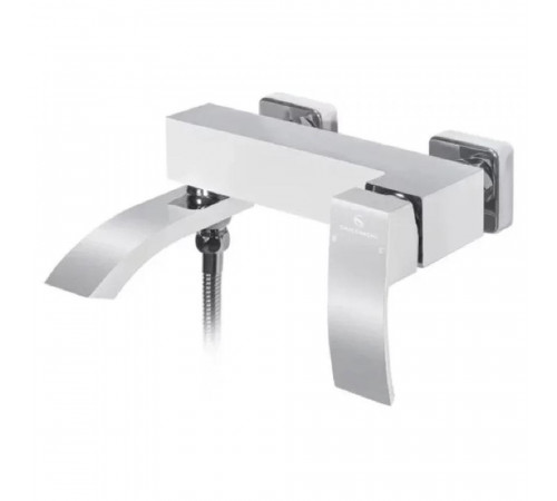 Смеситель для ванны Grocenberg GB8007WC, белый хром
