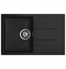 Кухонная мойка GranFest QUADRO 780L, черный