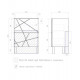 Тумба под раковину напольная VIGO Geometry tn.bsf.GEO.COM.60.2Y, 60 см