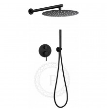 Душевая система встраиваемая FILARETE Roun FL1023BL, черный