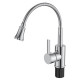 Смеситель для кухни с гибким изливом Voda Kitchen KF519, хром