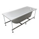 Ванна акриловая SMARTFLOW Oberon Solo SMF1877-1.7, 170x70 см
