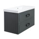 Тумба под раковину подвесная La Fenice Cubo TWIN FNC-01-CUB-G-100-2, серо-зеленая