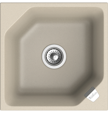 RIVELATO Мойка LOCUS 50  1-чаш 500*500 beige scuro арт.