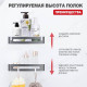 Полка для ванной комнаты Raglo R340.02.09, графит