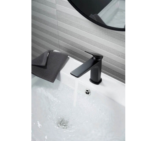 Cмеситель для раковины Knotlor KN-70/BL, черный