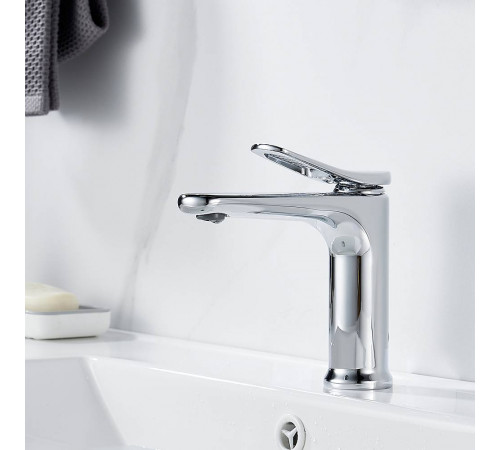 Смеситель для раковины Shevanik S4701, хром