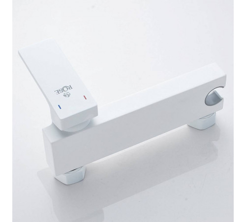 Гигиенический душ со смесителем Rose R1805C-1, белый