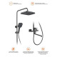 Душевая система Prohanss P62.24.09, графит