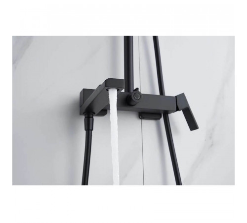 Душевая система Knotlor KN-23/BL, черный
