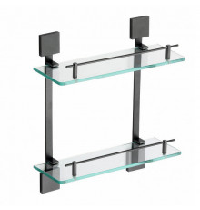 Полка стеклянная Savol S-06522Q, графит
