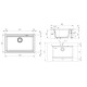 Кухонная мойка Grandex Aqua Comfort 500304, черный