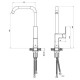 Смеситель для кухни WesnaArt NARCIS NAR06-150-25432, хром