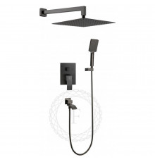 Душевая система встраиваемая FILARETE Waterfall FL1010BG, графит