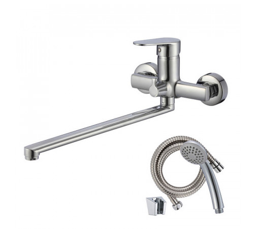 Смеситель для ванны WesnaArt NATUR NAT07-320, хром