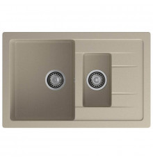Кухонная мойка GranFest QUADRO 775KL, топаз