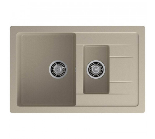 Кухонная мойка GranFest QUADRO 775KL, топаз