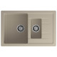 Кухонная мойка GranFest QUADRO 775KL, топаз
