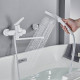 Смеситель для ванны Shevanik S4322C, белый