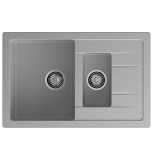 Кухонная мойка GranFest QUADRO 775KL, серый