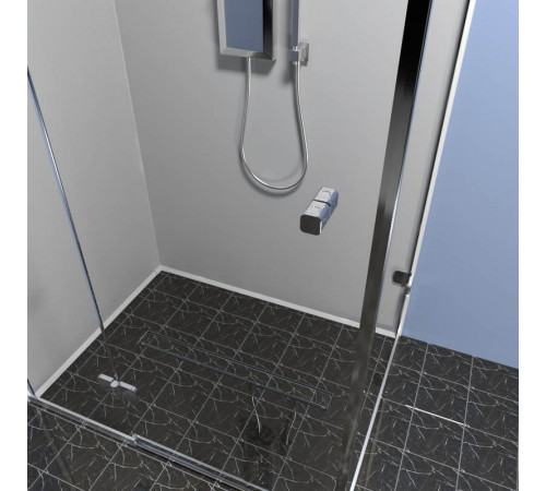 Душевой лоток (двухсторонняя решетка) TIMO Drain Protect DP20600-PG20600, сатин