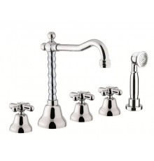 Смеситель на борт ванны Fiore MARGOT 26CR0607, хром