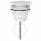 Донный клапан для раковины FILARETE FL75W, белый
