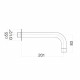 Излив Webert Sax Evolution SE0371015, хром