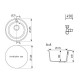 Кухонная мойка Ulgran Quartz Nora 485-09, мокрый асфальт