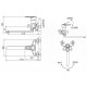 Смеситель для ванны Bravat LOOP F6124182CP-02L-RUS, хром