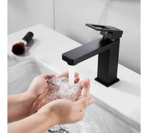 Смеситель для раковины Raffine F0196H, черный