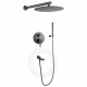 Душевая система встраиваемая FILARETE Roun FL1020BG, графит