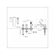 Смеситель на борт ванны Bravat Phillis F556101C-2-ENG, хром