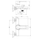 Смеситель для ванны VODA RF54acs, хром