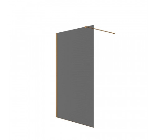 Душевая перегородка Knotlor WI120TG0RB 120х200, бронза