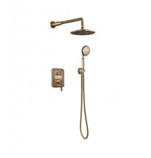 Душевая система встраиваемая Bronze de Luxe WINDSOR 10138DF, бронза