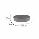 Мыльница FIXSEN ROUND BLACK FX-454-4, черный
