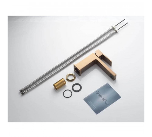 Cмеситель для раковины Knotlor KN-20/RB, бронза