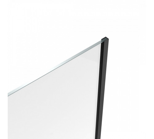 Шторка на ванну 60x140 Maretti Project Black PB41F6014099, черный профиль