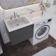 Раковина Paola Bella 1200 L, белый