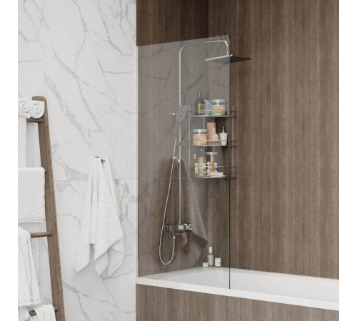 Шторка на ванну 70х140 см Maretti Marta MA41F7014099-015, профиль хром
