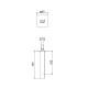 Излив Webert Pegaso AC0327015, хром