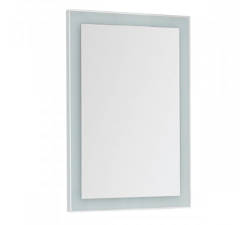Зеркало Dreja Kvadro 60x85 см, белый