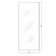 Шторка на ванну 60x140 Maretti Project Black PB41F6014099, черный профиль